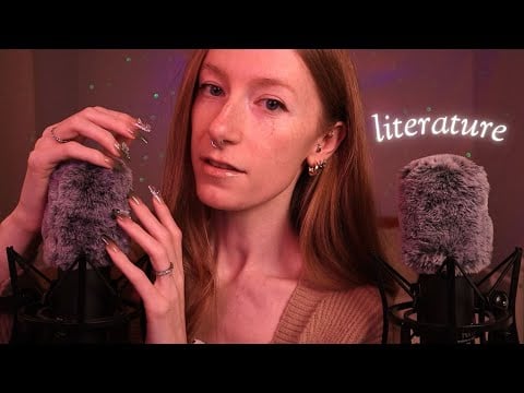 ASMR | Whispering random facts about literature 🪶