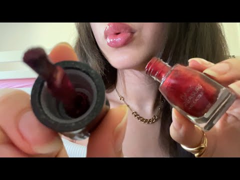 ASMR doing your nails in 2 minutes | VERY aggressive 