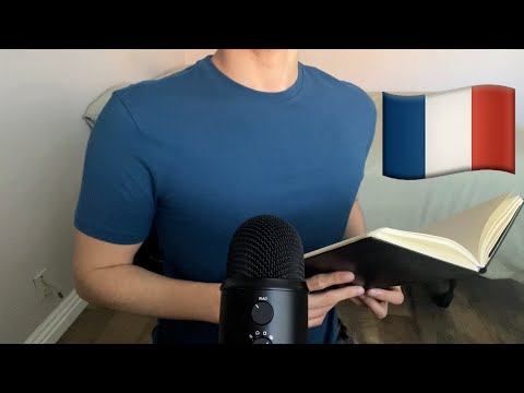 ASMR | Reading a bedtime story in French (ASMR en Français)