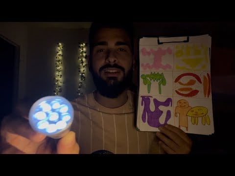 ASMR Examen des yeux (tout proche du micro) 👀