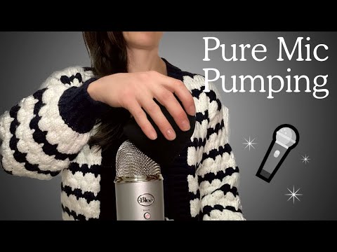 Pure Mic Pumping 🎤 Tingly Background ASMR ✨ NO Talking 🤫😌