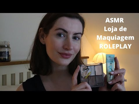 ASMR - LOJA DE MAQUIAGEM / VENDEDORA DE MAKE ROLEPLAY! - VOZ SUAVE | SOLANGE PRATA