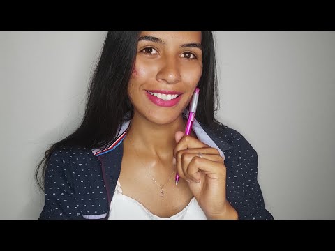 ASMR EXAME PSICOTÉCNICO PERGUNTAS BEM DIRETAS!📋 #ASMRBR