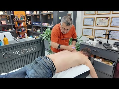 The ASMR Back Massage You Didn’t Know You Needed.He Came With Back Pain… He Left Completely Relaxed