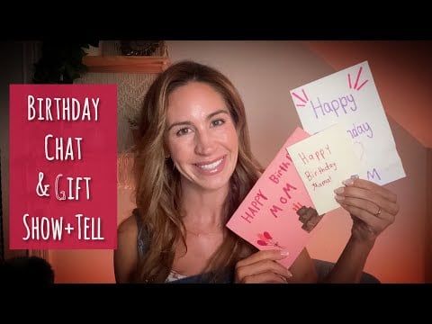 ASMR | How I Spent My Birthday 🎂 + Gift Show & Tell | Cozy Whispers & Relaxing Ramble