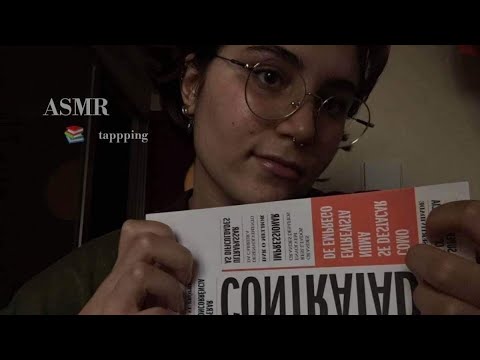 asmr | tingly book triggers 📚 tapping and scratching