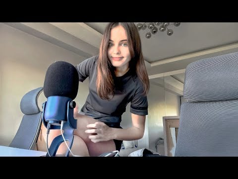 Nastyaa - Fabric Scratching & Body Triggers 💙🤍​ ASMR
