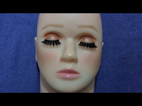 ASMR: MAQUIAGEM NO MANEQUIM / MAKEUP ON MANNEQUIN (SUSSURRADO / WHISPERED)