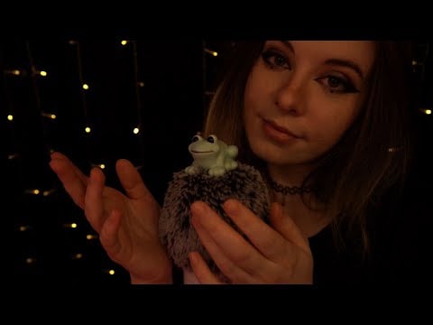 no editing ASMR using every Trigger on my Desk - Whispering, Tapping, Scratching, Loofah, Crinkles
