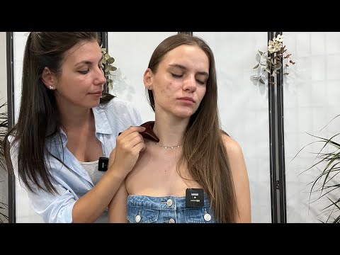 ASMR Face Care Treatment + Neck & Shoulders Assessment, Massage | Perfect for Sleep and Relaxation