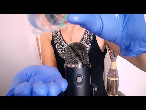 🎧 ASMR (Slow & Gentle) Blue Nitrile Glove Sounds for Deep Tingles | Study, Sleep, Relax (No Talking)