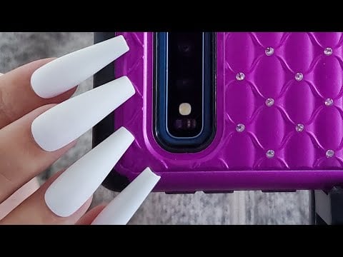 ASMR Lofi Phone Hypnotic Tapping + Camera Touching + Scratching Textured Case