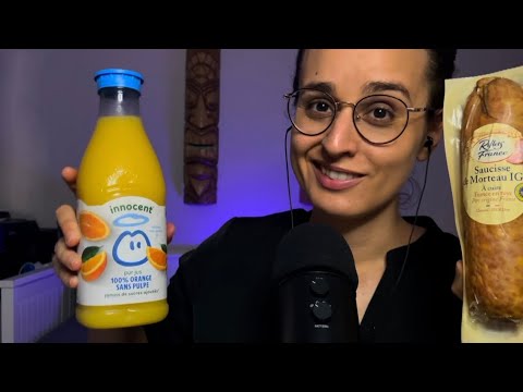 ASMR FR | RETOUR DE COURSES ! 