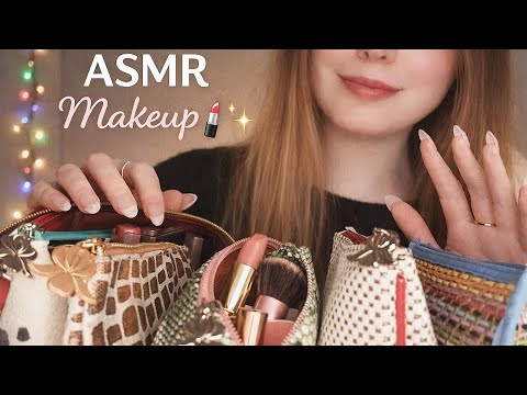 ASMR MAKEUP 💄 What's in My Makeup Bags?