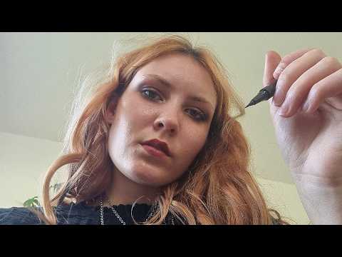 ASMR alt girl takes care of you laying in her lap (calling you cutie)