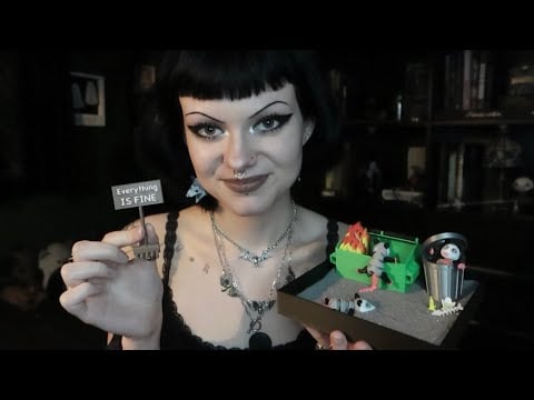 ASMR | Put Together A Possum Zen Garden With Me 🪏🌀 tapping, soft spoken, etc.
