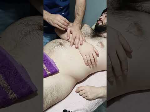 ASMR CHEST,ABDOMINAL,ARM,HAND TURKISH MASSAGE  #massage #asmr #relaxing #satisfying #chiropractor