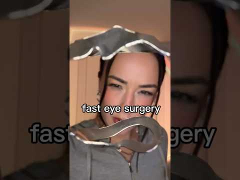 fast eye surgery 👁️👁️✂️ #fastandaggressiveasmr #fastasmr #asmr #asmrsounds #fyp #lighttriggers