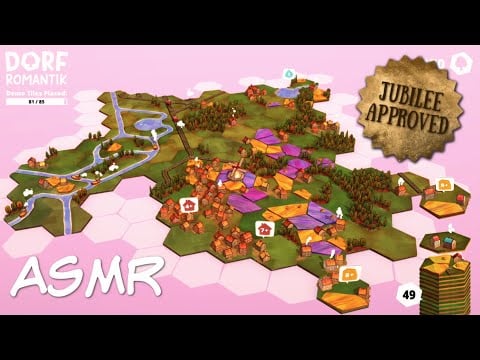 ASMR | Let's build a tiny, relaxing village 🏘️ | NO harsh sounds, just fall asleep | Dorfromantik