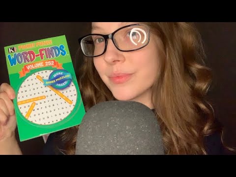 ASMR Tapping On Word-Finds (No Talking)