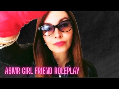 ASMR GIRL FRIEND ROLEPLAY - GLOVES - LEATHER SOUNDS