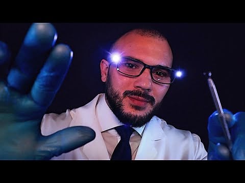 Dermatologist Skin Exam ASMR 👨🏻‍⚕️ Safe ASMR 😴 Doctor Role-play ASMR 🥼 ASMR Latex Gloves Exam