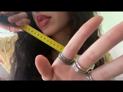 ASMR measuring you during 2 minutes