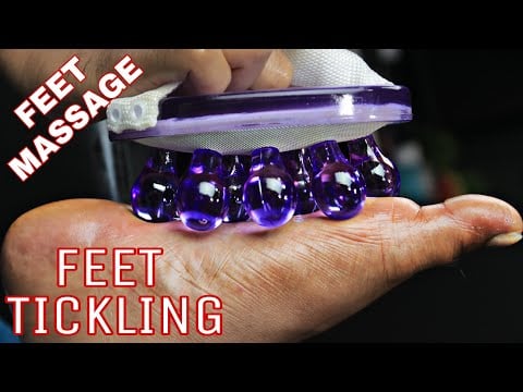 Heavenly Feet Massage And Feet Tickling ASMR | Satisfying ASMR Foot Massage For Stress Relief
