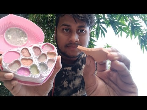 ASMR  Fast Doing your Outdoor Makeup 💄💅🏻
