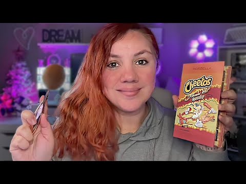 ASMR Te MAQUILLO Con Paleta de Cheetos FLAMIN' HOT / Roleplay para DORMIR