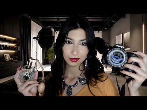 ASMR Sessão fotográfica de luxo no estúdio 📸💎