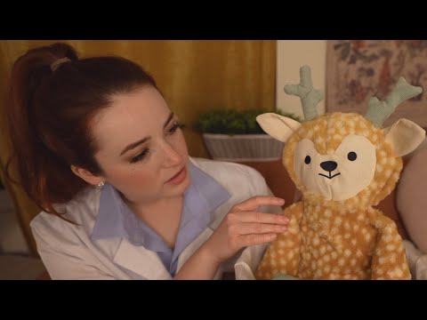 ASMR Critter Chiropractor (stuffed animal personal attention, cracks, soft spoken)