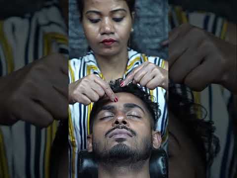 Zen Dreams: Wood Stick Head Massage ASMR for Deep Sleep & Anxiety Relief #shorts