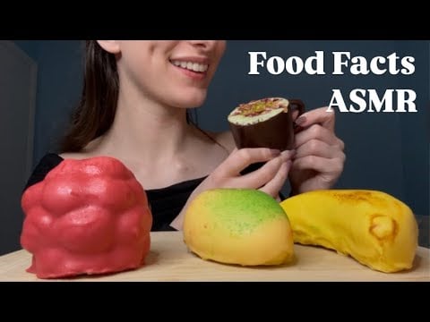 ASMR Food Facts 🍰 Realistic Cake Eating 