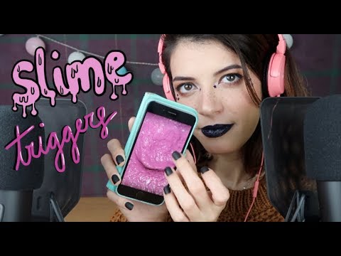 ASMR | ✨ Virtual Slime Triggers! ✨ (Binaural Squishy Sounds)