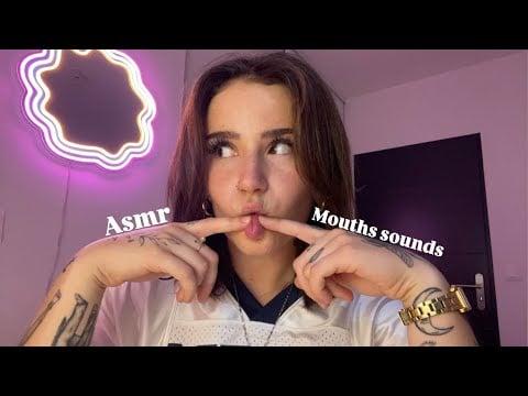 👄ASMR FR - Bruits de bouche et mots déclencheurs