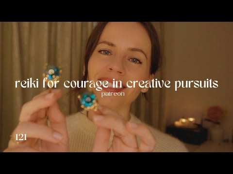 ASMR reiki for courage (dare to express yourself) | energy cleanse