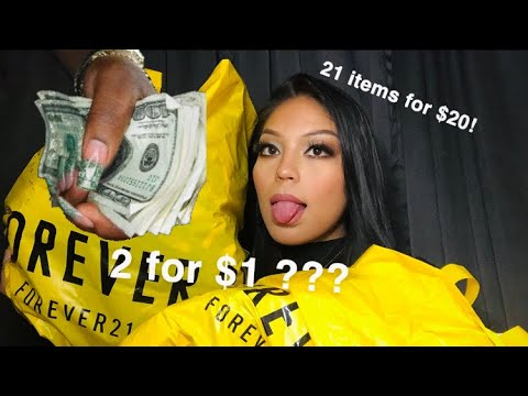 Asmr Forever 21 haul!! ✨