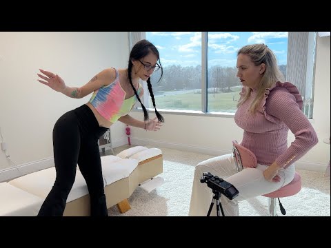 Cracks Stuck in Her Back from Modeling Twisted for Long Hours