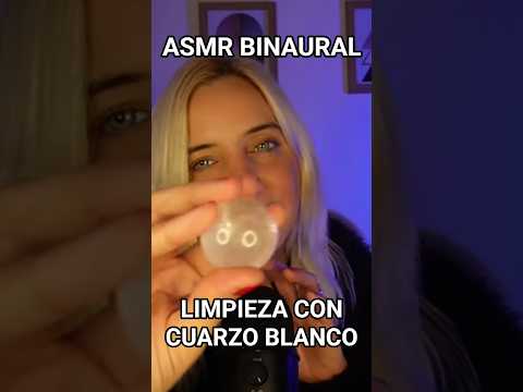 ASMR LIMPIEZA ENERGÉTICA CON CUARZO BLANCO #asmr #asmrlimpiezaenergética #asmrcuarzo #meditación