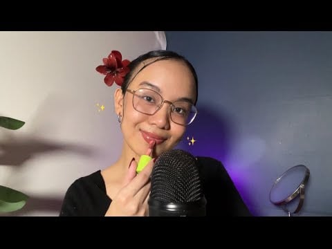 ASMR Mouthsounds (lipgloss, brush) 💋🖌️