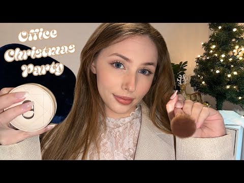 ASMR Roleplay | Coworker Gets You Ready for the Office Holiday Party ☃️🧣❄️ (+Office Gossip)