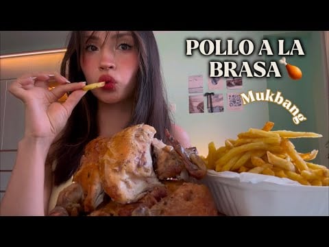ASMR COMIENDO POLLO A LA BRASA // PERÚ 🍗 MUKBANG