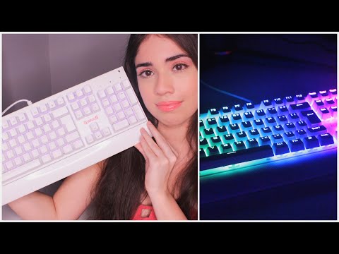 ASMR TECLADO MECÂNICO ULTRA RELAXANTE