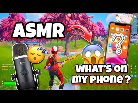 ASMR Français • WHAT’S ON MY PHONE ? CHUCHOTEMENTS INTENSES 😴(un concept tah 2016 😭)