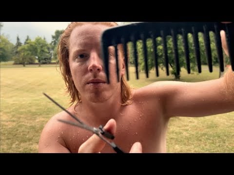 ASMR | Haircut in the Rain
