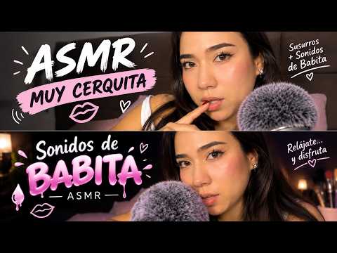 ASMR MUY CERQUITA 👄✨ | Susurros + Sonidos de 😋