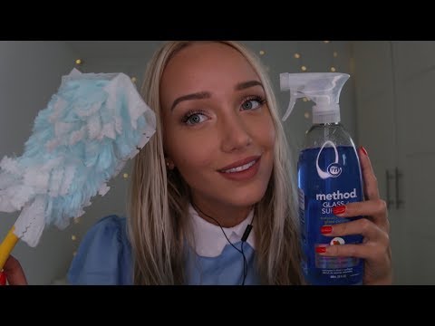 ASMR Maid Cleaning Role Play Binaural | GwenGwiz