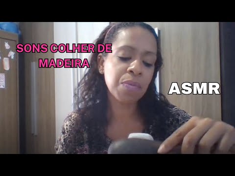 ASMR CASEIRO VOCÊ VAI DORMIR COM SONS DE COLHER DE MADEIRA  -  EFICIENTE PARA ANSIEDADE #asmrcaseiro