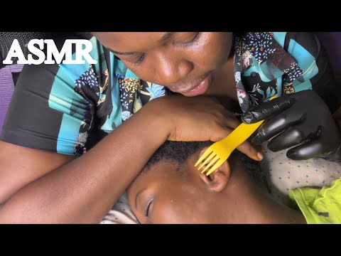 ASMR✨SATISFYING EAR FORKING ONLY FOR INSOMNIA PATIENTS 